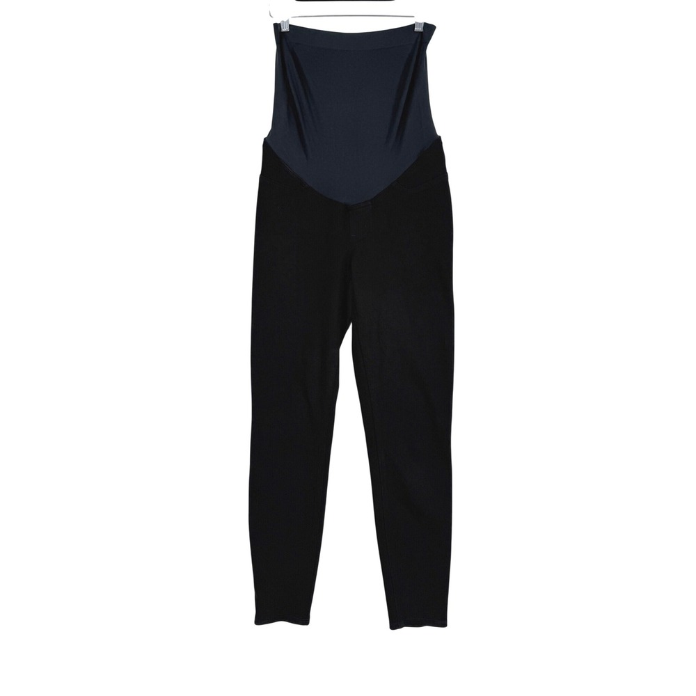 SPANX Maternity Jeans Women M Black Over The Belly Skinny 20154R